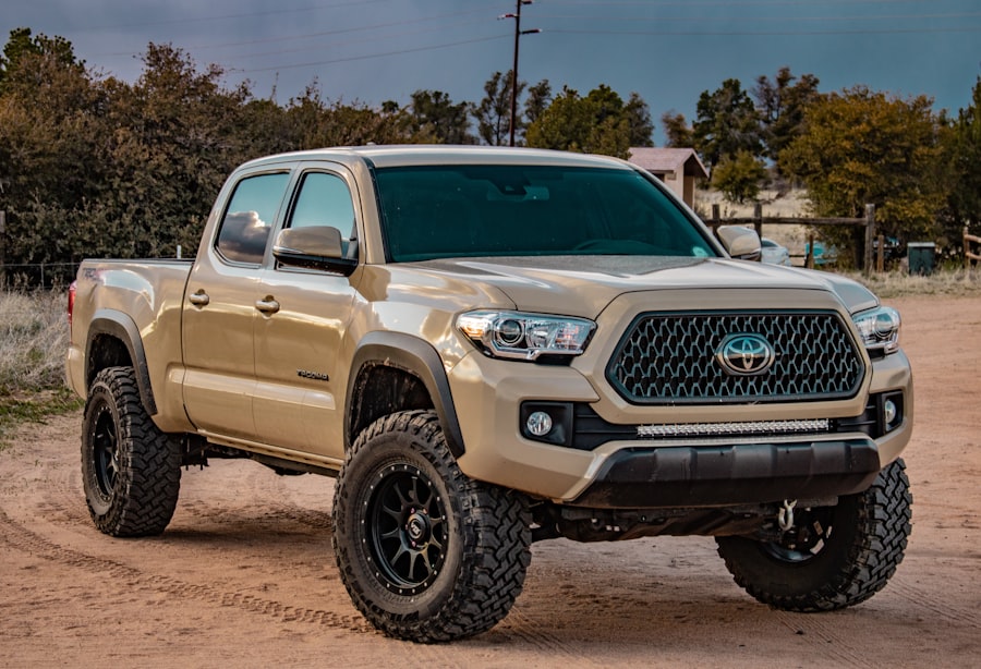 A business pickup truck used for work